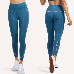 Peloton Move Mission Seamed Leggings Sz XXL Blue